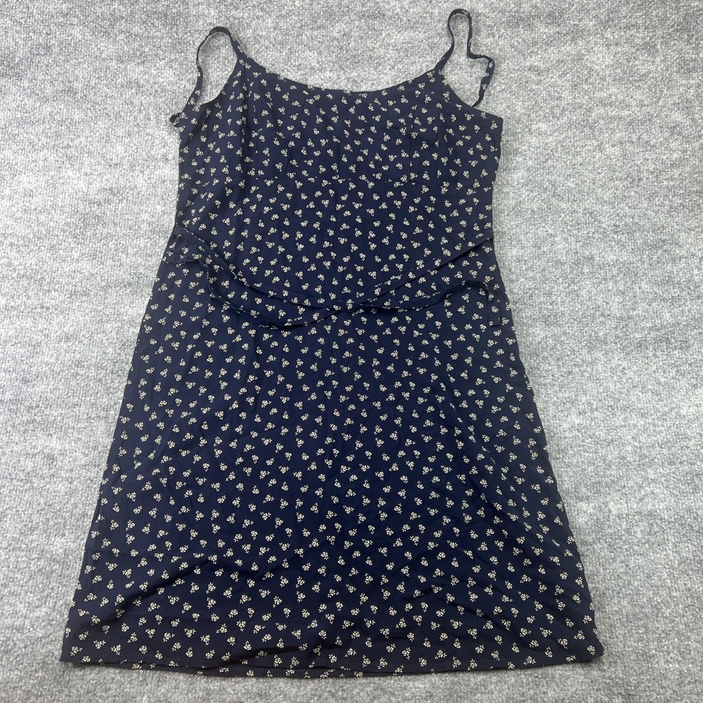 John Galt Blue w/White Flowers Mini Dress Size Small S‎ Pacsun